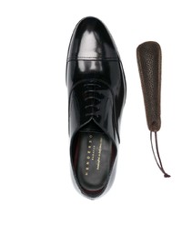 Chaussures richelieu en cuir noires Henderson Baracco