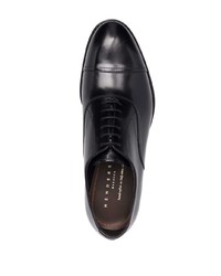 Chaussures richelieu en cuir noires Henderson Baracco