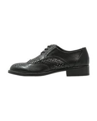 Chaussures richelieu en cuir noires Anna Field