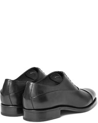 Chaussures richelieu en cuir noires Ermenegildo Zegna