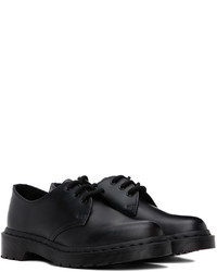 Chaussures richelieu en cuir noires Dr. Martens