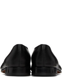 Chaussures richelieu en cuir noires Bode
