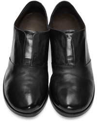 Chaussures richelieu en cuir noires Marsèll