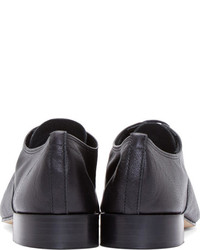 Chaussures richelieu en cuir noires Repetto