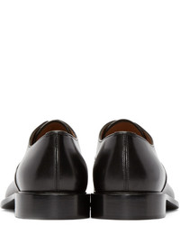 Chaussures richelieu en cuir noires Givenchy