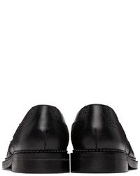 Chaussures richelieu en cuir noires Toga Virilis
