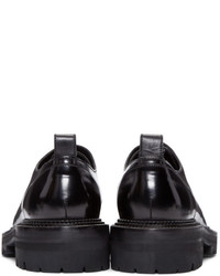 Chaussures richelieu en cuir noires Yang Li