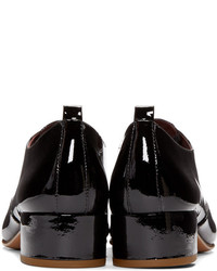 Chaussures richelieu en cuir noires Marc Jacobs