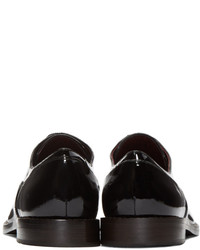 Chaussures richelieu en cuir noires Marc Jacobs