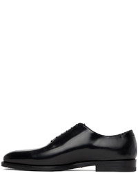 Chaussures richelieu en cuir noires Ferragamo