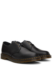 Chaussures richelieu en cuir noires Dr. Martens