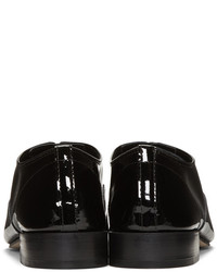 Chaussures richelieu en cuir noires Repetto