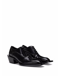 Chaussures richelieu en cuir noires Dolce & Gabbana