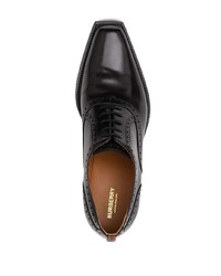 Chaussures richelieu en cuir noires Burberry