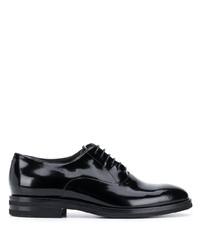 Chaussures richelieu en cuir noires Brunello Cucinelli