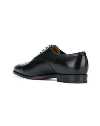 Chaussures richelieu en cuir noires John Lobb