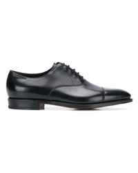 Chaussures richelieu en cuir noires John Lobb