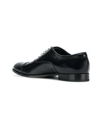 Chaussures richelieu en cuir noires Doucal's