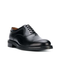 Chaussures richelieu en cuir noires Lanvin