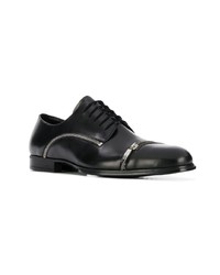 Chaussures richelieu en cuir noires Cesare Paciotti