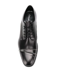 Chaussures richelieu en cuir noires Cesare Paciotti