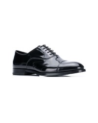 Chaussures richelieu en cuir noires Doucal's