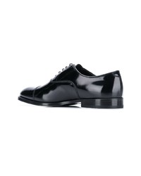 Chaussures richelieu en cuir noires Doucal's