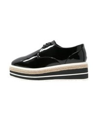 Chaussures richelieu en cuir noires Coolway