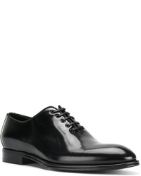 Chaussures richelieu en cuir noires Dolce & Gabbana