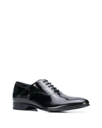 Chaussures richelieu en cuir noires Scarosso