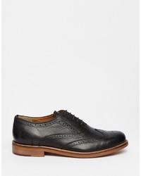 Chaussures richelieu en cuir noires Ben Sherman