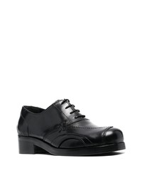 Chaussures richelieu en cuir noires Stefan Cooke