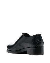 Chaussures richelieu en cuir noires Stefan Cooke