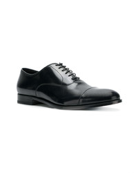 Chaussures richelieu en cuir noires Doucal's