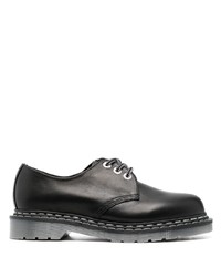 Chaussures richelieu en cuir noires Dr. Martens