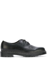 Chaussures richelieu en cuir noires Dr. Martens