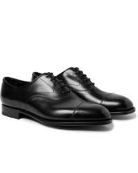 Chaussures richelieu en cuir noires Edward Green