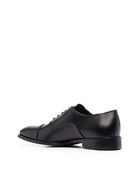 Chaussures richelieu en cuir noires Baldinini