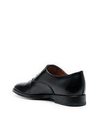 Chaussures richelieu en cuir noires Tod's