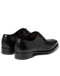 Chaussures richelieu en cuir noires Kingsman