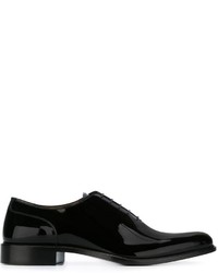 Chaussures richelieu en cuir noires Givenchy