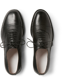 Chaussures richelieu en cuir noires Maison Margiela