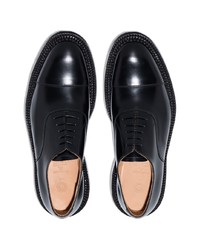 Chaussures richelieu en cuir noires Grenson