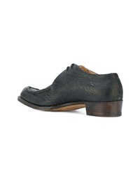 Chaussures richelieu en cuir noires Sebastian Tarek