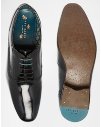 Chaussures richelieu en cuir noires Ted Baker