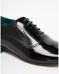 Chaussures richelieu en cuir noires Ted Baker