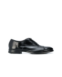 Chaussures richelieu en cuir noires Henderson Baracco