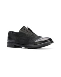 Chaussures richelieu en cuir noires Officine Creative