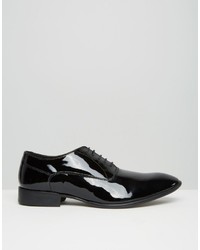 Chaussures richelieu en cuir noires Base London