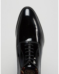 Chaussures richelieu en cuir noires Base London